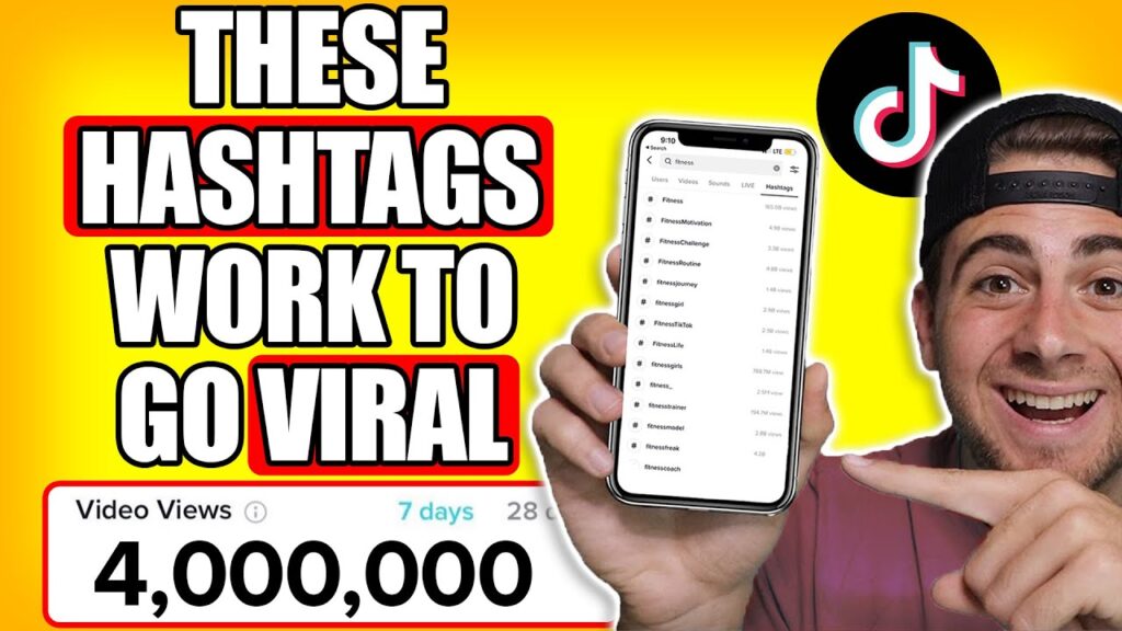 hashtags to get more views on tiktok