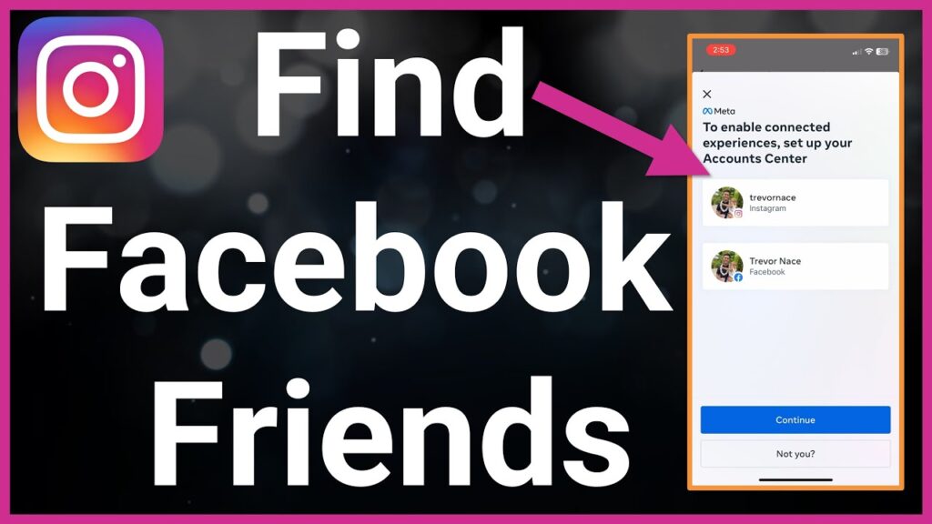 how to find fb friends on instagram