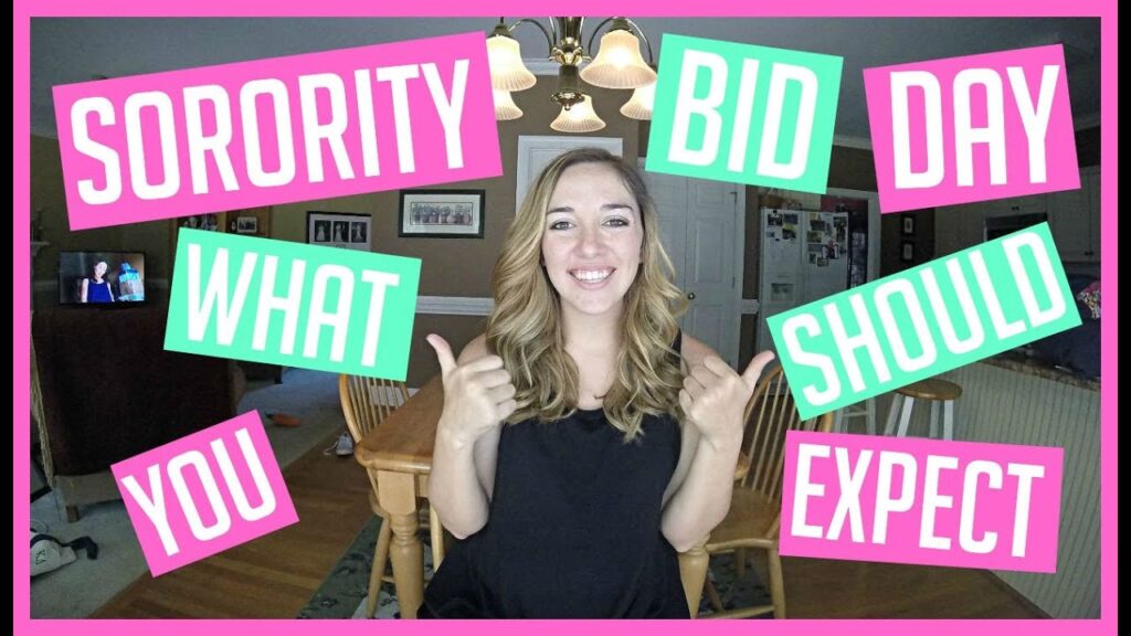 what is bid day in a sorority